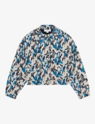 Shop Iro Women's Mul01 Noori Multi-weave Tweed Jacket