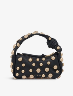 Shop Iro Bla37 Noue Baby Leather Hand Bag