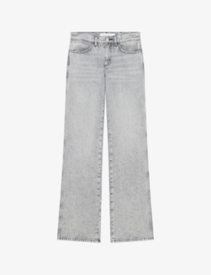 Shop Iro Women's Gry29 Barni Slim-leg High-rise Jeans