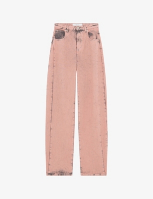 Shop Iro Women's Pin29 Olmo Wide-leg High-rise Jeans