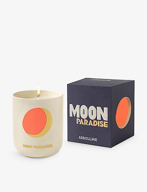 ASSOULINE: Travel From Home Moon Paradise wax travel candle 319g