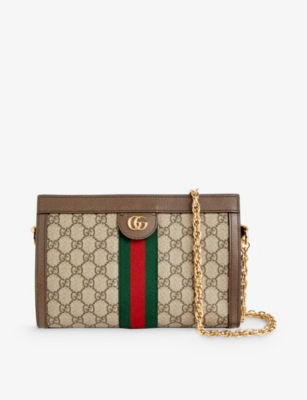 Gucci Men's Ophidia Small Canvas Shoulder Bag