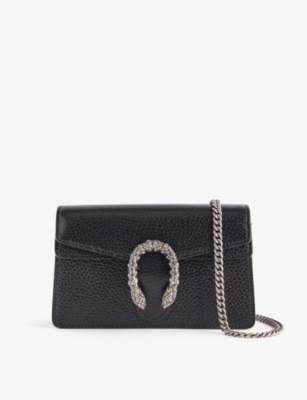 GUCCI Dionysus mini grained leather cross body bag Selfridges