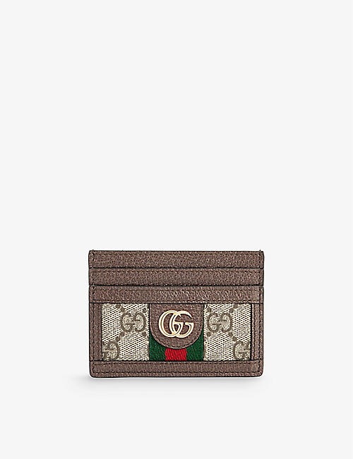 GUCCI: Ophdia canvas card holder