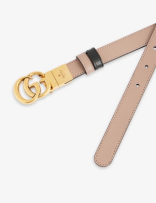 GUCCI: GG-marmont reversible leather belt