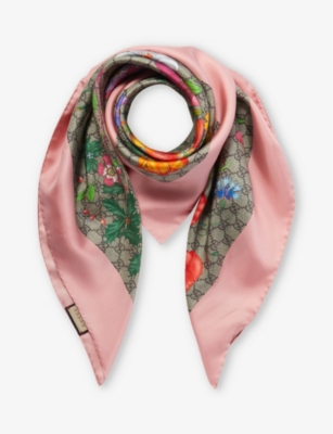 GUCCI Womens GG Print Scarf