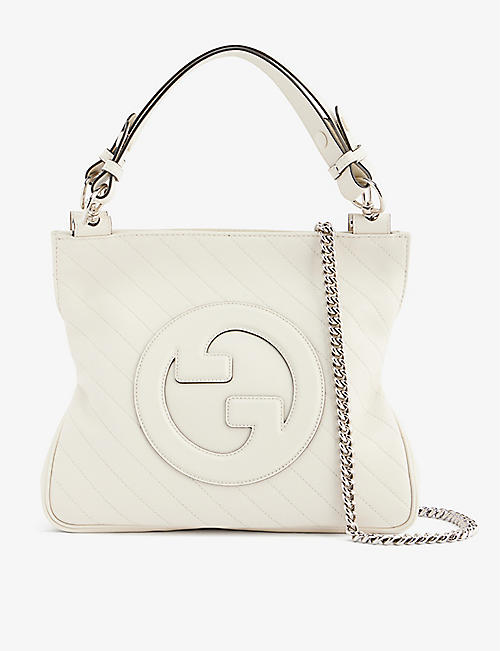 GUCCI: Blondie small leather tote bag