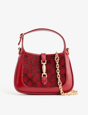 Gucci Jackie 1961 Mini Shoulder Bag in Red