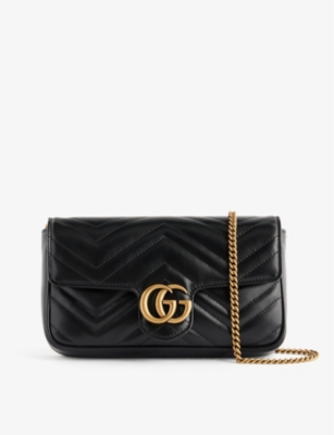 Gucci GG Marmont Leather Super Mini Bag | Mystic White | Os | The Webster