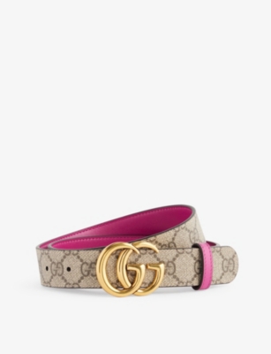 Gg marmont sale reversible leather belt