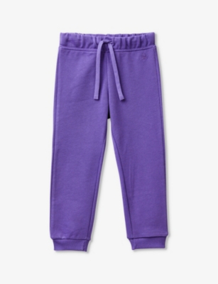 BENETTON: Logo-embroidered organic-cotton jogging bottoms 18 months - 6 years