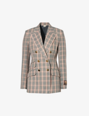 Gucci Pink Double-Breasted Blazer for Women