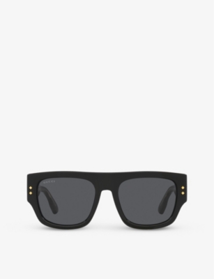 Gucci Gg1262s Man Acetate Sunglasses In Black