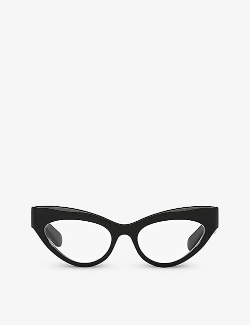 GUCCI: GG1295O cat-eye acetate optical glasses