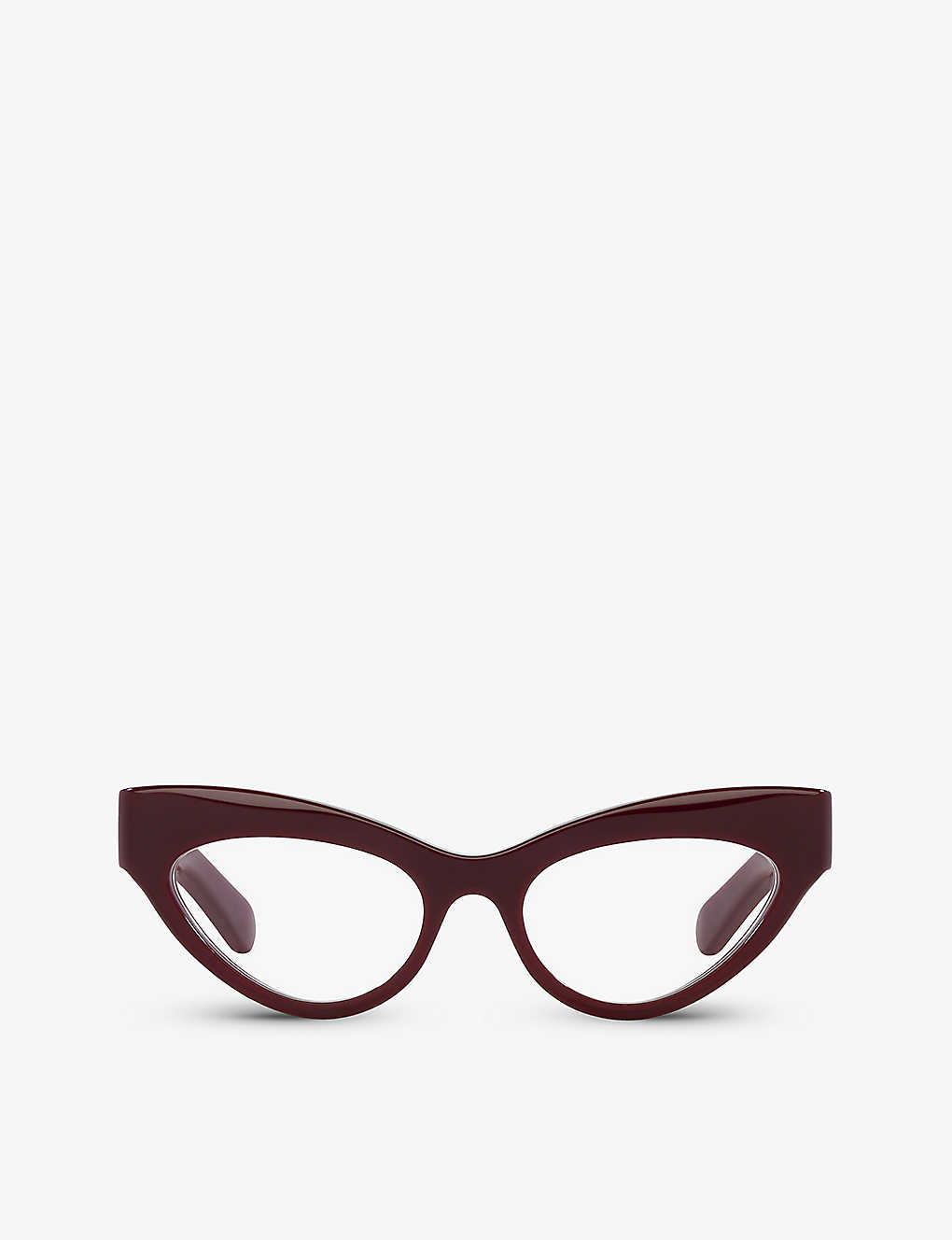 Gucci Womens Red Gg1295o Cat-eye Acetate Optical Glasses