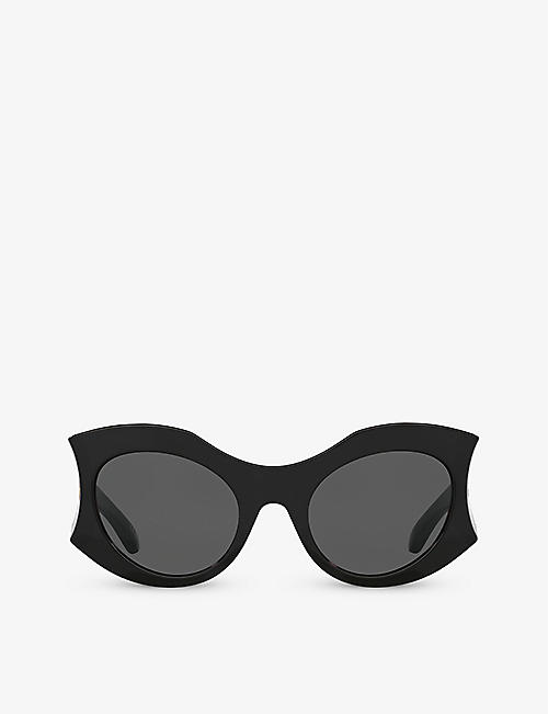 BALENCIAGA: BB0256S cat-eye acetate sunglasses