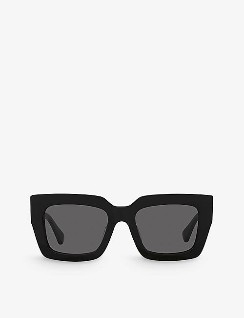 BOTTEGA VENETA: BV1212S square-frame acetate sunglasses