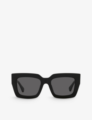 Bottega Veneta Womens Black Bv1212s Square-frame Acetate Sunglasses