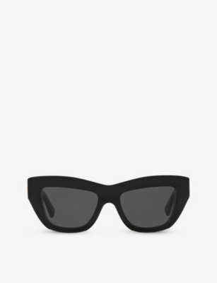 Bottega Veneta Womens Black Bv1218s Square-frame Acetate Sunglasses