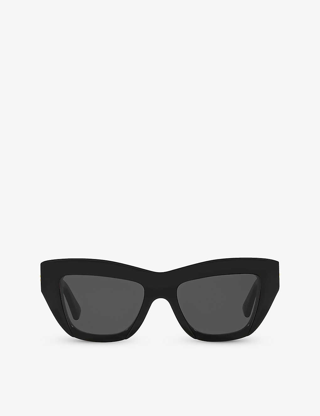 Bottega Veneta Womens Black Bv1218s Square-frame Acetate Sunglasses