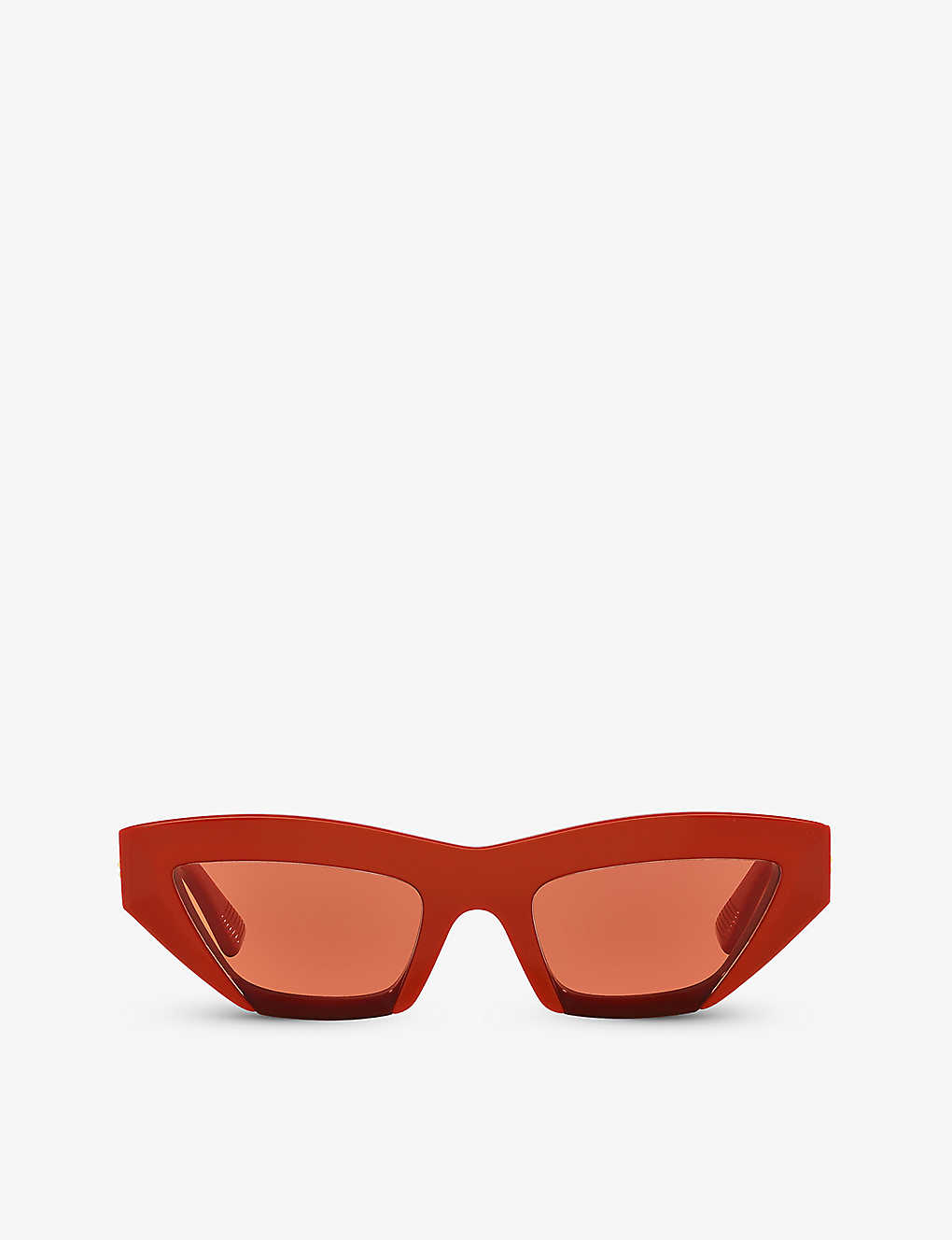 Bottega Veneta Womens Orange Bv1219s Cat-eye Acetate Sunglasses