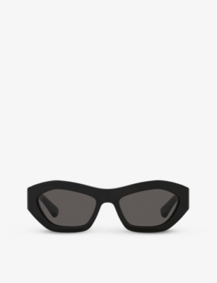 Bottega Veneta Womens Black Bv1221s Cat-eye Acetate Sunglasses