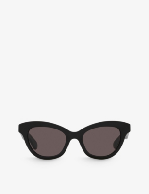 ALEXANDER MCQUEEN: AM0391S cat-eye acetate sunglasses