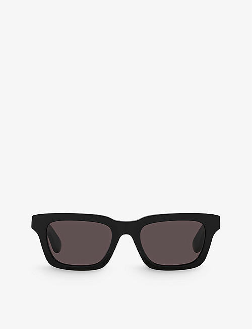 ALEXANDER MCQUEEN: A5000256 square-frame acetate sunglasses