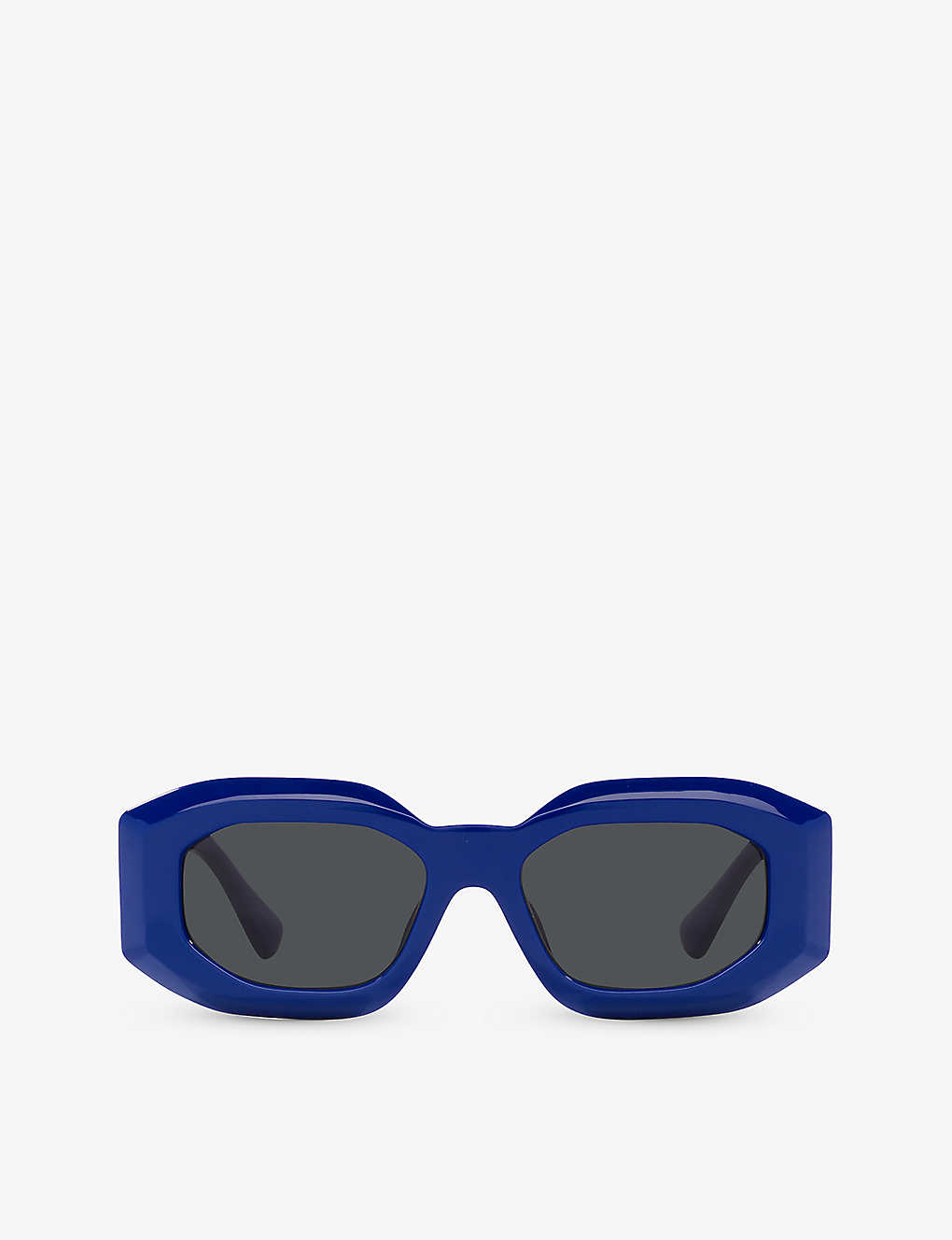Versace Womens Blue Ve4425u Irregular-frame Nylon Sunglasses