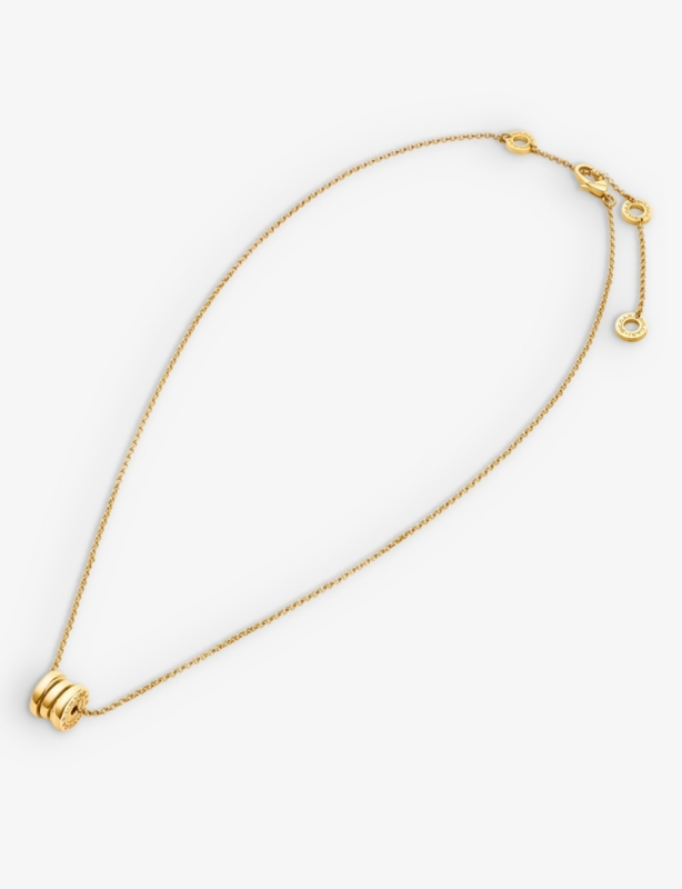 B.zero1 mini 18ct yellow-gold pendant necklace