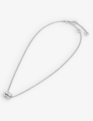 BVLGARI: B.zero1 mini 18ct white-gold necklace