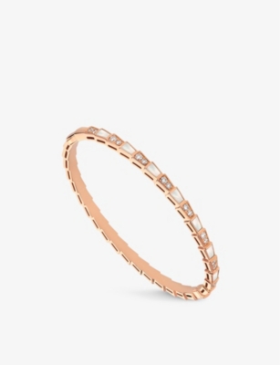 BVLGARI Serpenti Viper 18ct rose-gold, diamond and mother