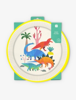 TALKING TABLES: Party Dinosaur paper plates pack of 12