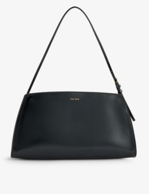The Row Womens Black Shg Dalia Baguette Leather Shoulder Bag