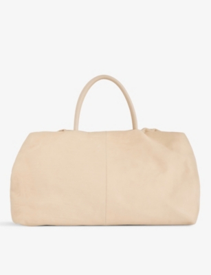 THE ROW Elio Bourse leather top handle bag Selfridges