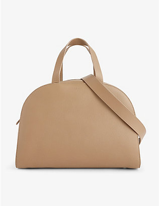 THE ROW: Bowling Bag Two grained-leather top-handle bag