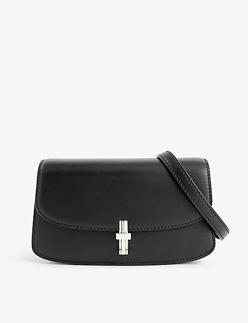 THE ROW: E/W Sofia leather cross-body bag