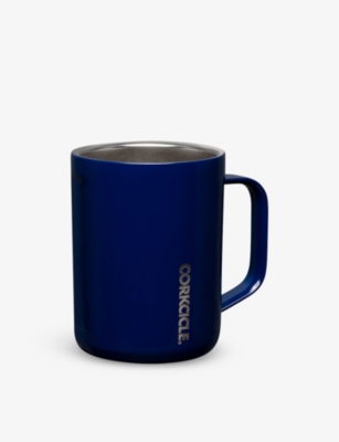 Shop Corkcicle Coffee Mug Triple-insulated Stainless-steel Tumbler 473ml In Midnight Navy