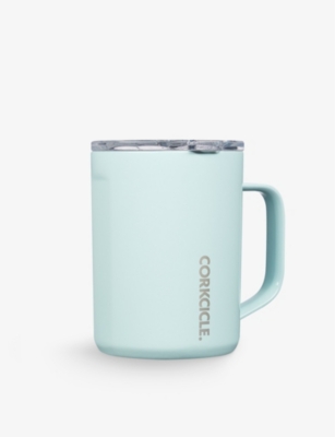 Corkcicle Womens Powder Blue Coffee Mug Triple-insulated Stainless-steel Tumbler 473ml