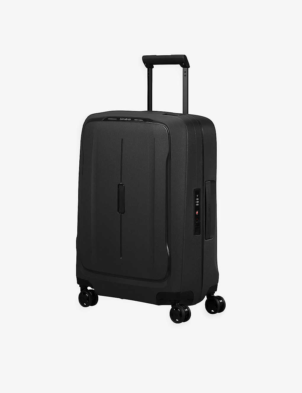 Samsonite Graphite Essens Spinner Hard Case 4 Wheel Recycled-polypropylene Cabin Suitcase 55cm