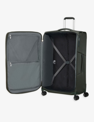 Samsonite Forest Green Respark Spinner Soft Case 4 Wheel Recycled-plastic Suitcase 79cm In Forest Green