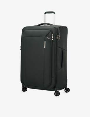 Samsonite Forest Green Respark Spinner Soft Case 4 Wheel Recycled-plastic Suitcase 79cm