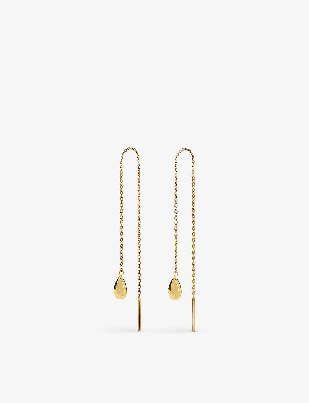 The Alkemistry Womens Yellow Gold Vianna 18ct Yellow-gold Chain Threader Earrings