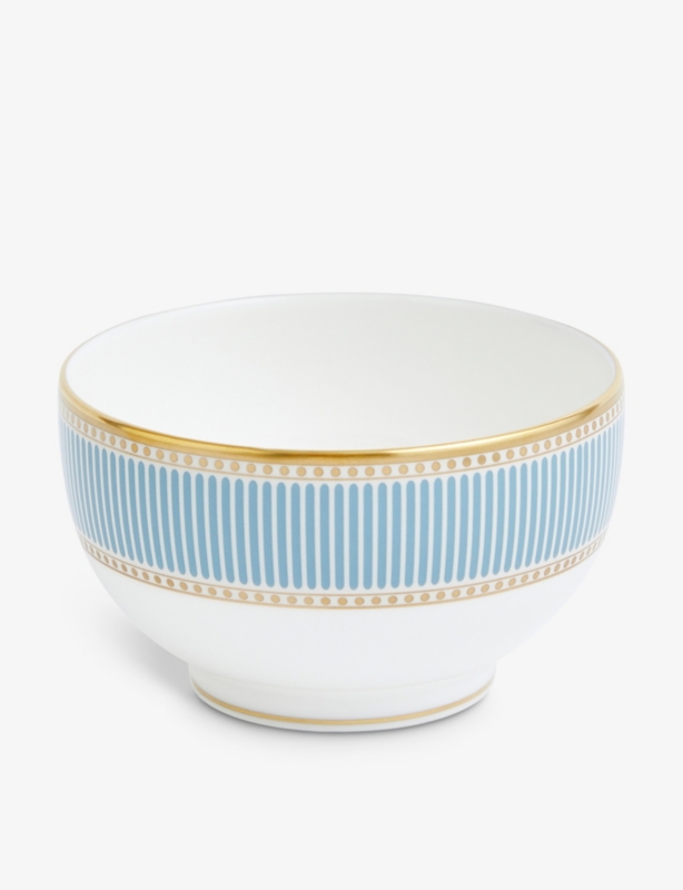 Helia striped china rice bowl 10cm