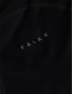 FALKE ERGONOMIC SPORT SYSTEM: Brand-typography moisture-wicking stretch-knit balaclava
