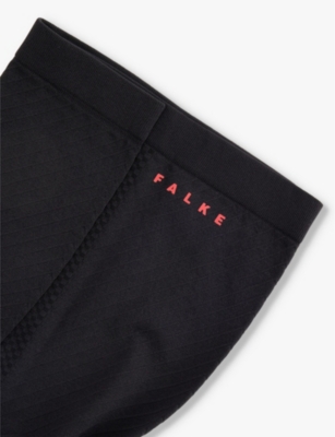 FALKE ERGONOMIC SPORT SYSTEM: Logo-print ribbed woven scarf