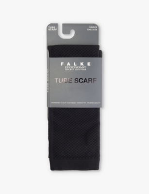 FALKE ERGONOMIC SPORT SYSTEM: Logo-print ribbed woven scarf