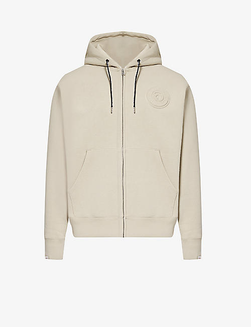 AAPE: Moonface brand-embroidered cotton-blend hoody