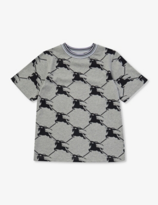 BURBERRY: Alexander graphic-print cotton-jersey T-shirt 6-14 years