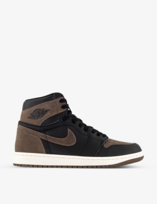 JORDAN - Air Jordan 1 High chunky-sole leather high-top trainers ...